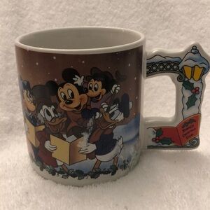 Vintage Applause Disney Mickey Mouse Christmas Mug